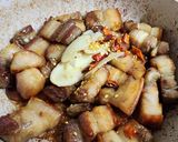 A picture of step 1 of Homestyle Braised Pork Belly.