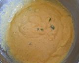 A picture of step 2 of Cabbage omelette eggless.