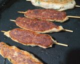 A picture of step 7 of Sheek kabab.