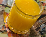 A picture of step 3 of Mango juice.