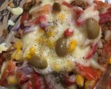 A picture of step 4 of Bread pizza.