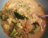 A picture of step 6 of Coconut curry soup.