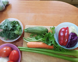 Foto del paso 1 de la receta: Sopa de verduras multicolor