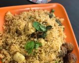 A picture of step 9 of Paneer Matar Pulao.