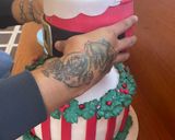 Foto del paso 12 de la receta: Pastel de fondant navideño
