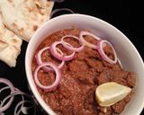 A picture of step 4 of Bihari patila kabab 😀😀.