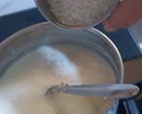 A picture of step 5 of Broken Wheat Kheer with pumpkin seeds.