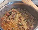 Csirkés-spenótos spagetti recept fázis 6 fotója