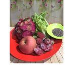 Foto langkah ke 1 dari resep Diet Juice Lettuce Dragon Fruit Strawberry Apple Chiaseed.