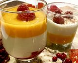 Foto del paso 4 de la receta Yogur con mango y frambuesas