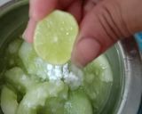 A picture of step 3 of Muskmelon cooler.