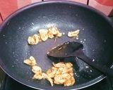 รูปขั้นตอนการทำที่ 2 ของ หนังไก่ผัดสามเกลอ,เส้นแก้ว,ผักกาดขาวผัดน้ำมันงา,ไข่ดาว - คีโต