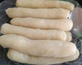 Foto langkah ke 7 dari resep Pempek Palembang (No Ikan) + Cuko.