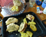Foto del paso 6 de la receta: Supremas rellenas con papas al horno