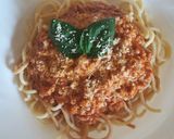 Bolognai spagetti recept fázis 7 fotója