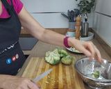 Foto del paso 1 de la receta Pasta rellena con brócoli y calabacín