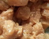 A picture of step 1 of Green chilli Chicken.