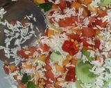 A picture of step 2 of Vegetable rice porridge.