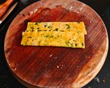 A picture of step 5 of Methi Leaves Layered Mathri.