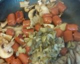 Foto del paso 2 de la receta Tallarines con chistorra y champiñones