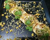 A picture of step 8 of Biscuit papdi chaat.