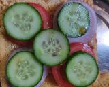 A picture of step 4 of Peanut Butter Vegetable Sandwich.
