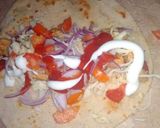 A picture of step 2 of Paratha roll.