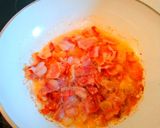Lecsó cukkinivel, baconnel recept fázis 1 fotója