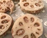 A picture of step 4 of Lotus root and minced pork millefeuille - Japanese.
