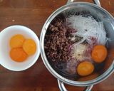 Hình bước làm 1 của món CHẢ TRỨNG HẤP (Chả trứng ăn cơm tấm)