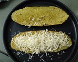 A picture of step 8 of Healthy Sub Sandwich (Multigrain spinach loaf and Rajma Tikki).