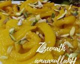 A picture of step 4 of Suji Jalebis.