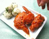 Foto langkah ke 8 dari resep Ayam Goreng ala Korea Bahan Lokal.