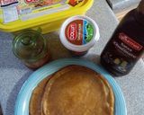 Foto del paso 3 de la receta: Panqueque con helado y plátano