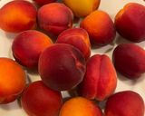 A picture of step 1 of Japanese salty pickled apricots.