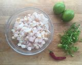 Foto del paso 1 de la receta: Ceviche antillano de pescado