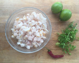 Foto del paso 1 de la receta: Ceviche antillano de pescado