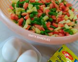 ভেজ চীজ ওমলেট (veg cheese omelette recipe in Bengali) রেসিপি ধাপ - 1 ছবি