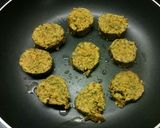 A picture of step 6 of Coriander and spinach vadi.