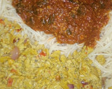 A picture of step 4 of Leftover with a twist.