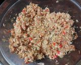 Foto del paso 4 de la receta: Tortillitas de fogonero y palitos de cangrejo con salsa rosa