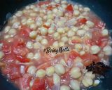 A picture of step 3 of Zero Oil / Ghee Chana Masala with Puri.