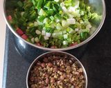 વેજ ફણગાવેલા કઠોળ વીથ બેબી કોર્ન સલાડ (Veg Sprouted Kathol Baby Corn Salad Recipe In Gujarati) રેસીપી સ્ટેપ1ફોટો