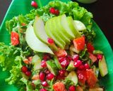 A picture of step 5 of Pomegranate Salad.