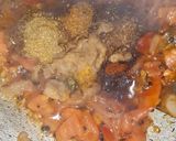 A picture of step 4 of Aaloo methi.