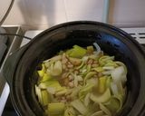 A picture of step 2 of Bacon and bean soup.