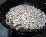 A picture of step 7 of Vegetables Rice.