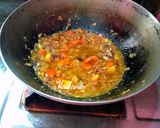 A picture of step 4 of Kathal (Jackfruit) dry curry.