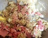 A picture of step 2 of My Stuffing mix N"2 sausage & Bacon with Apple. 😁.