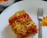 A picture of step 7 of Veg lasagna.